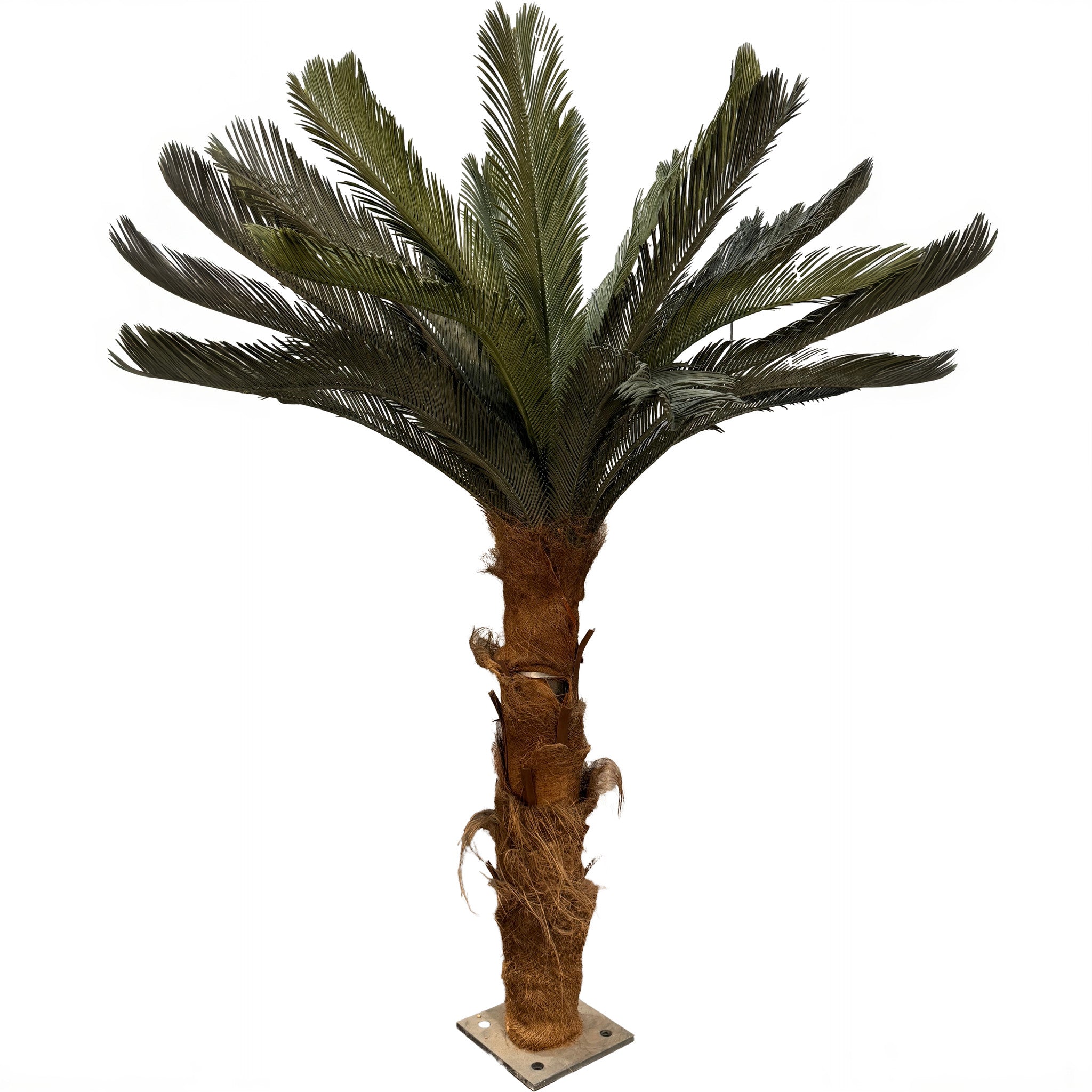 faux sago palm plant 13ft Artificial Palm Tree Outdoors
