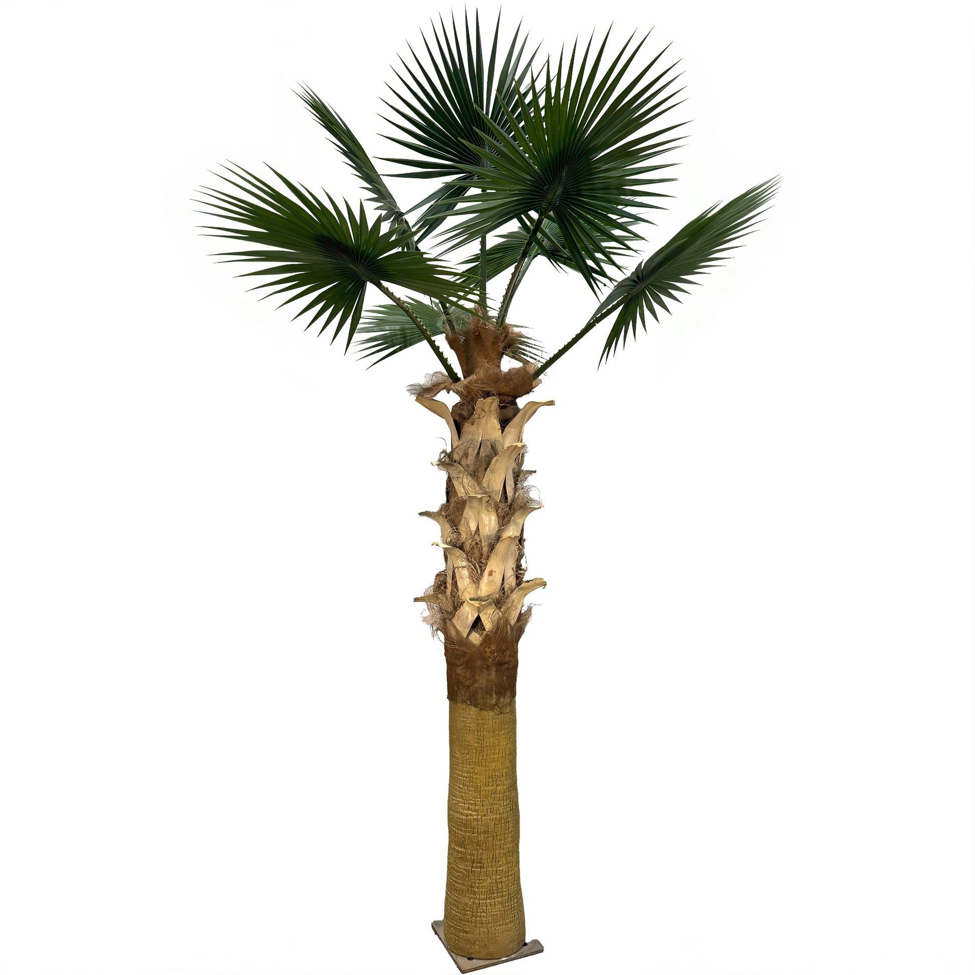 fake palm plants for outdoors 13ft Artificial Palm Tree Outdoors